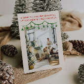 ヴィンテージハンドドローユニークトツリー写真クリスマス シーズンカード