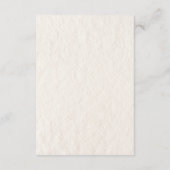 ヴィンテージハンドドロー結婚シャンデリア詳細 エンクロージャーカード (裏面)