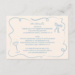 ヴィンテージハンドドロー結婚ド詳細カード エンクロージャーカード