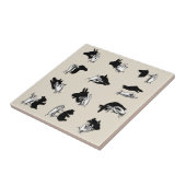 ヴィンテージハンドパペットシャドウゲーム タイル (側面)