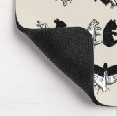 ヴィンテージハンドパペットシャドウゲーム マウスパッド (コーナー)