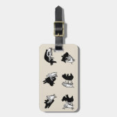 ヴィンテージハンドパペットシャドウゲーム ラゲッジタグ (正面縦)