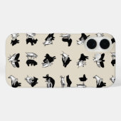 ヴィンテージハンドパペットシャドウゲーム Case-Mate iPhoneケース (裏面 (横))