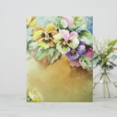 ヴィンテージハンドパ色彩の鮮やかンシーフローラアートクラフト紙 (スタンド正面)