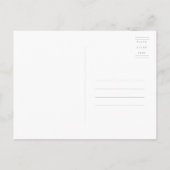 ヴィンテージハンドレタータシーズンフォト インビテーションポストカード (裏面)