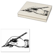 ヴィンテージハンド書ズとペンラバーアートスタンプ ラバースタンプ (押印)