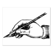 ヴィンテージハンド書ズとペンラバーアートスタンプ ラバースタンプ (インプリント)