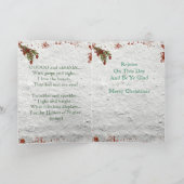 ヴィンテージハンド色彩の鮮やかクリスマスエンジェルカード シーズンカード (内部)