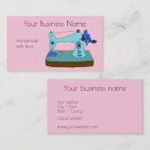 ヴィンテージハンド裁縫機のカスタマイズ 名刺 (正面/裏面)