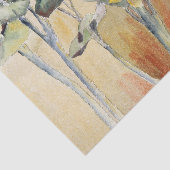 ヴィンテージハンナオーバーベックアールヌーボー黄色の花 薄葉紙 (詳細)