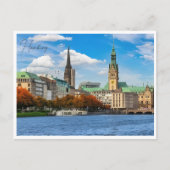 ヴィンテージハンブルグドイツElbphilharmonie旅行 ポストカード (正面)