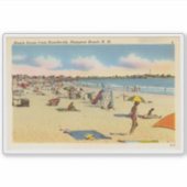 ヴィンテージハンプトンビーチはがき シール (正面)