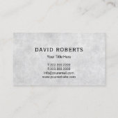 ヴィンテージハンマー・レンチ修理業 名刺 (裏面)