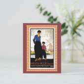 ヴィンテージハーウィッチホークヴァンホランド船 ポストカード (スタンド正面)