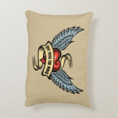 ヴィンテージハートウィング、愛与えようなる アクセントクッション (裏面(縦))