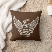 ヴィンテージハートウィング、愛与えようなる クッション (ブランケット)