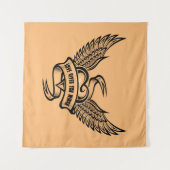 ヴィンテージハートウィング、愛与えようなる タペストリー (正面(横))