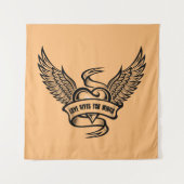 ヴィンテージハートウィング、愛与えようなる タペストリー (正面)