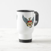 ヴィンテージハートウィング、愛与えようなる トラベルマグ (正面右)