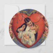 ヴィンテージハートバレンタインデイラバーズキス シーズンカード (正面)