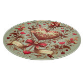 ヴィンテージハートバレンタインデーxoxo カッティングボード (角)