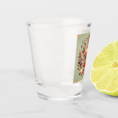 ヴィンテージハートバレンタインデーxoxo ショットグラス (左)