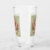 ヴィンテージハートバレンタインデーxoxo タンブラーグラス (左)