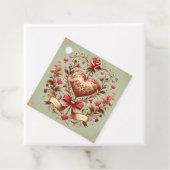 ヴィンテージハートバレンタインデーxoxo フェイバータグ (インサイチュ)