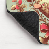 ヴィンテージハートバレンタインデーxoxo マウスパッド (コーナー)