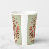 ヴィンテージハートバレンタインデーxoxo 紙コップ (左)