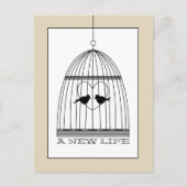 ヴィンテージハートバーケージベビー期日のお知らせ 案内ポストカード (正面)