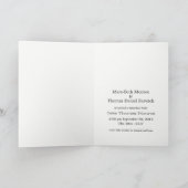 ヴィンテージハートバーケージ男の赤ちゃん発表 案内状 (内部)