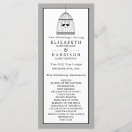 ヴィンテージハートバーケージ結婚式 プログラム