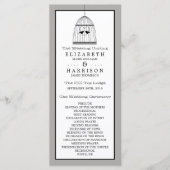 ヴィンテージハートバーケージ結婚式 プログラム (正面)