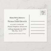 ヴィンテージハートバードケージベビーガール発表 案内ポストカード (裏面)