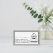 ヴィンテージハートバードケ結婚ージのウェブサイト エンクロージャーカード (スタンド正面)