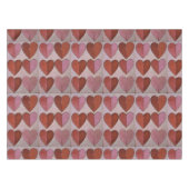 ヴィンテージハートパターン テーブルクロス (正面(横))