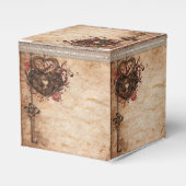 ヴィンテージハートロックと鍵結婚の感謝 フェイバーボックス (正面サイド)