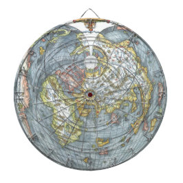 ヴィンテージハート型アンティークワールドマップピーターピア ダーツボード