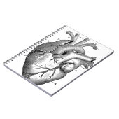 ヴィンテージハート構造 |カスタマイズ可能 ノートブック (左側)