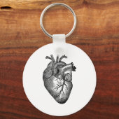 ヴィンテージハート構造 キーホルダー (正面)