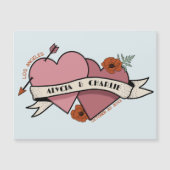 ヴィンテージハート磁気結婚招待 (正面)