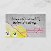 ヴィンテージハート糸編み物かじり名刺 名刺 (裏面)