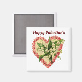 ヴィンテージハート角磁石 マグネット (正面/裏面)