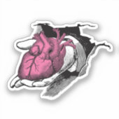 ヴィンテージハート貫通亀裂 シール (正面)