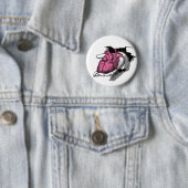 ヴィンテージハート貫通亀裂 缶バッジ (インサイチュ)