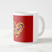 ヴィンテージハート ジャンボコーヒーマグカップ (正面右)