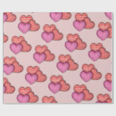 ヴィンテージハート ラッピングペーパー (フラット)