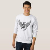 ヴィンテージハート(翼あり) スウェットシャツ (正面フル)