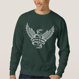 ヴィンテージハート（翼あり） スウェットシャツ